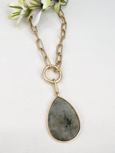 Load image into Gallery viewer, TRUST YOURSELF STONE PENDANT NECKLACE
