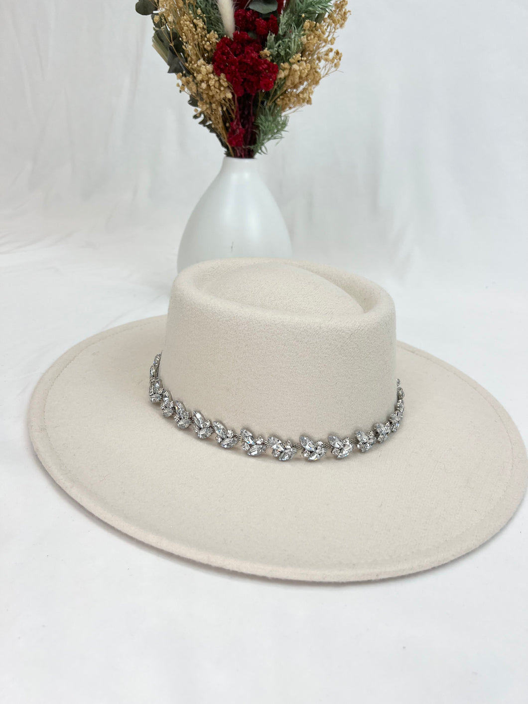 SPARKLE ALL THE TIME WIDE BRIM HAT